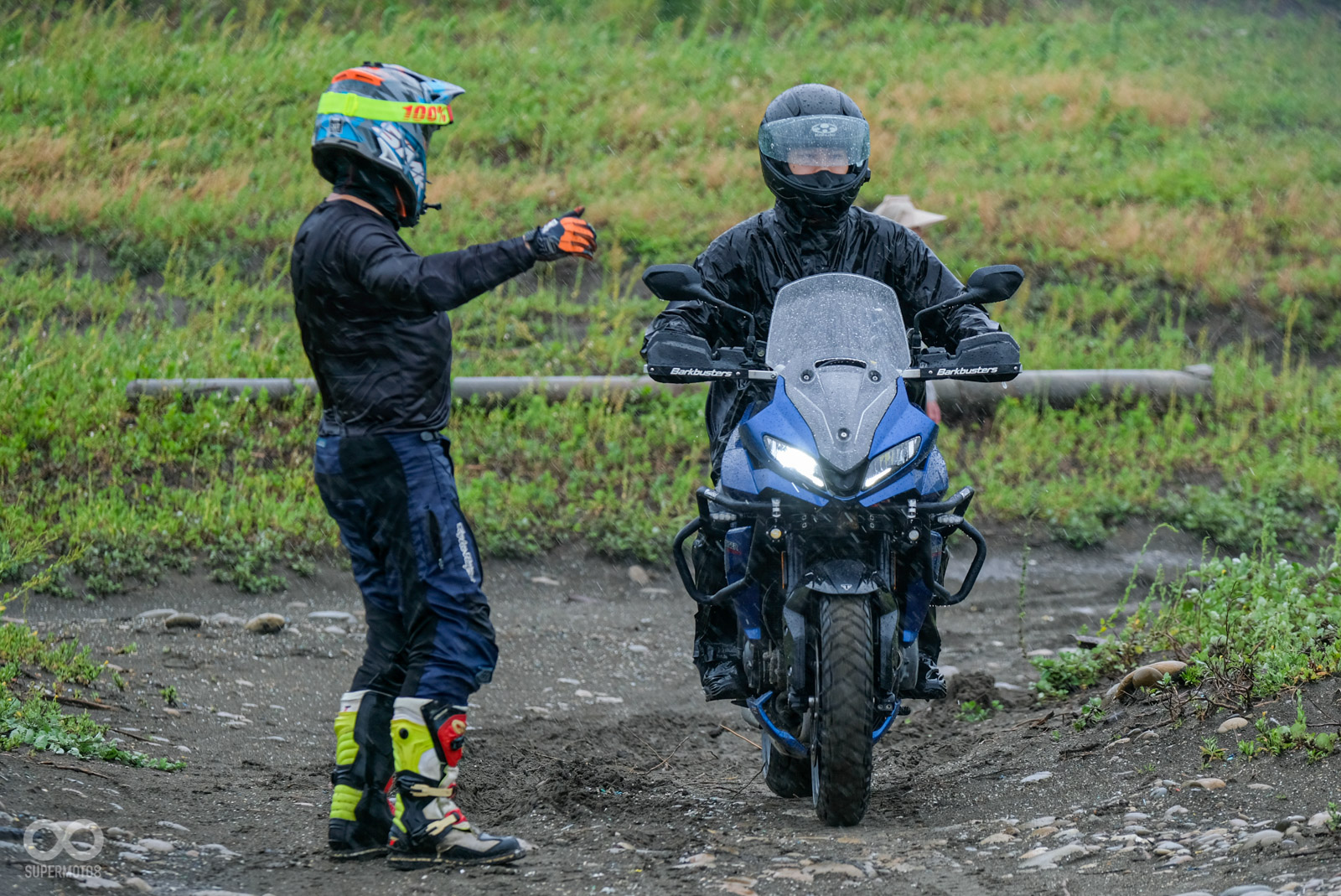 這台Tiger Sport 660車主相當用心，保險桿，護弓、兩用胎全數滿配！