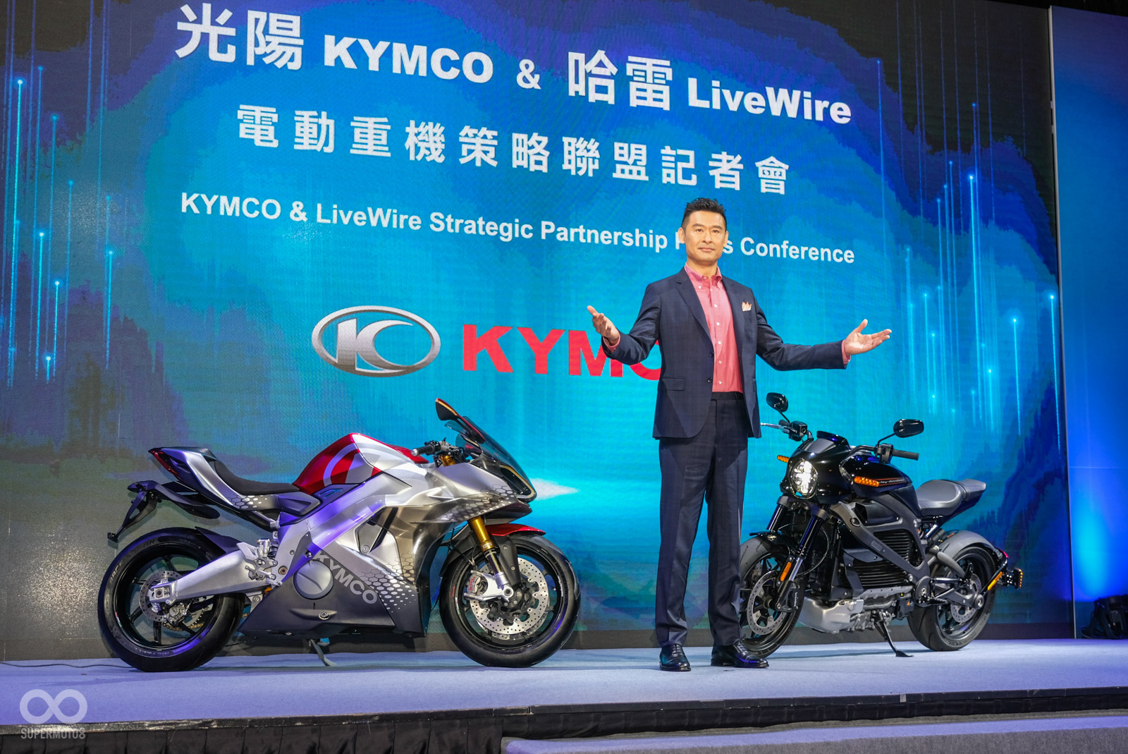 KYMCO將替LIVEWIRE提供小型車款上的開發幫助，LIVEWIRE則能提供KYMCO電動重機的相關技術