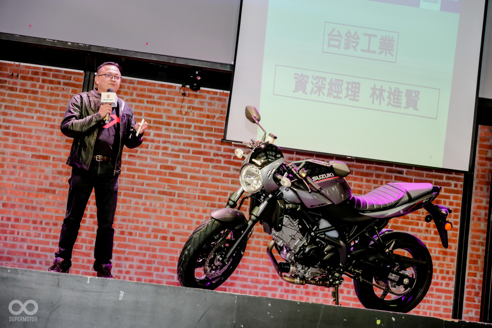 由台鈴工業資深經理 林進賢 正式宣佈SV650X售價348,000元