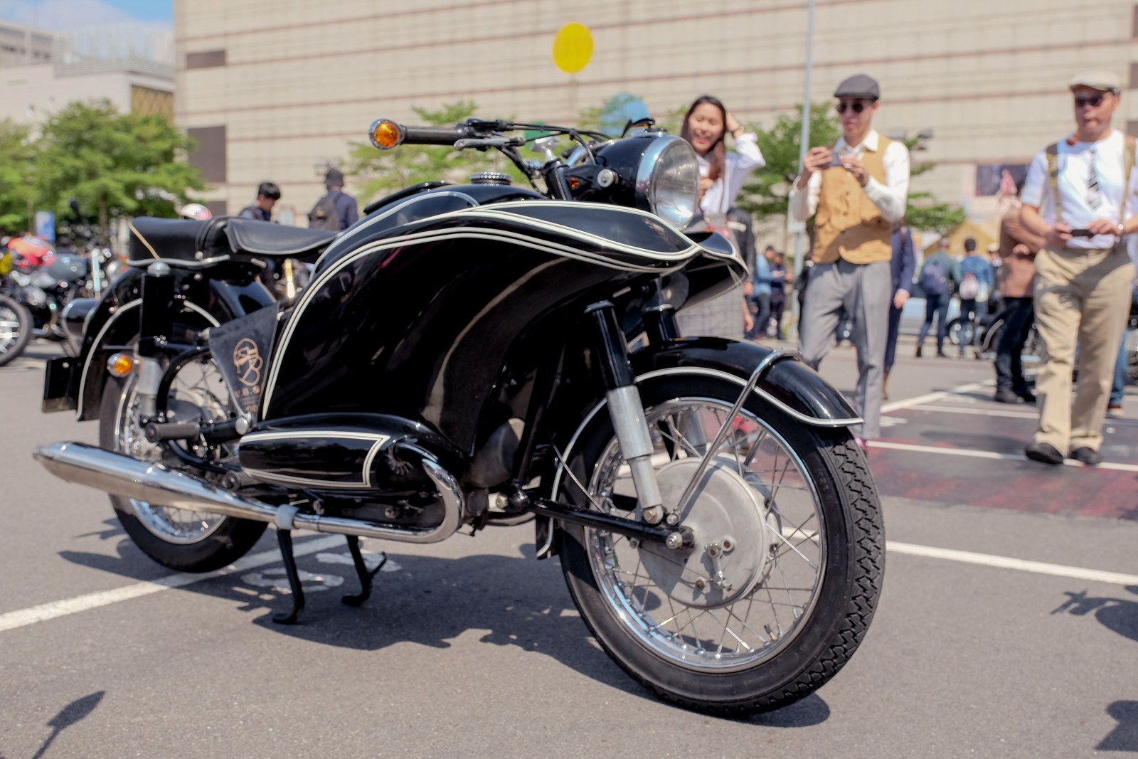 除了新車之外,各式各樣的老車也是活動相當吸睛的亮點