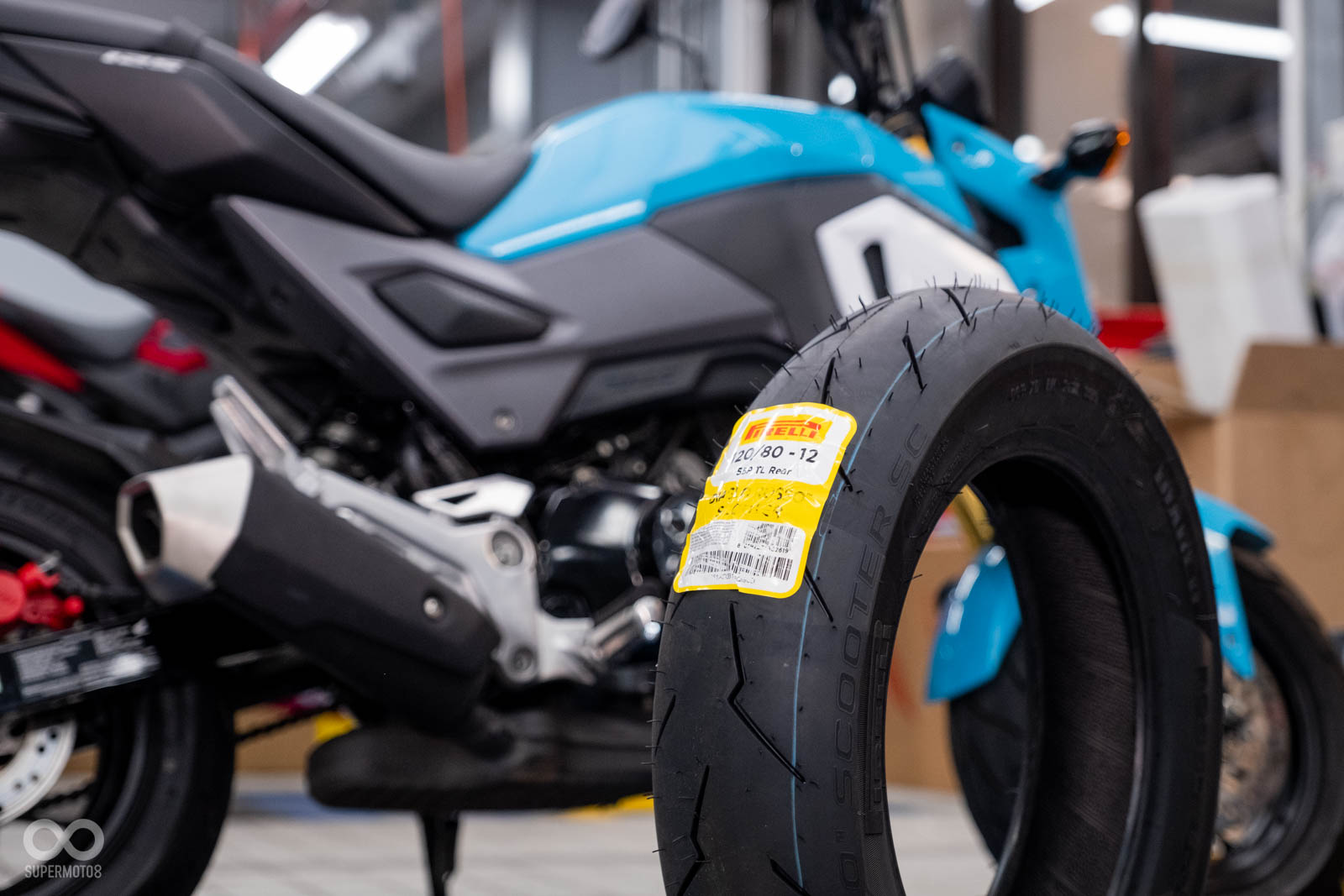 為了進行這次的長途壽命測試,我們商借了一台HONDA MSX125來進行挑戰