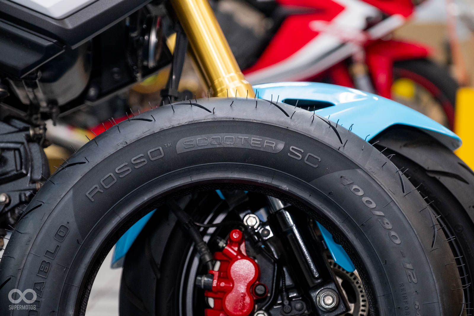 從最終的胎面狀況來看,預計DIABLO ROSSO™ SCOOTER SC應該能輕鬆達到3000公里的壽命