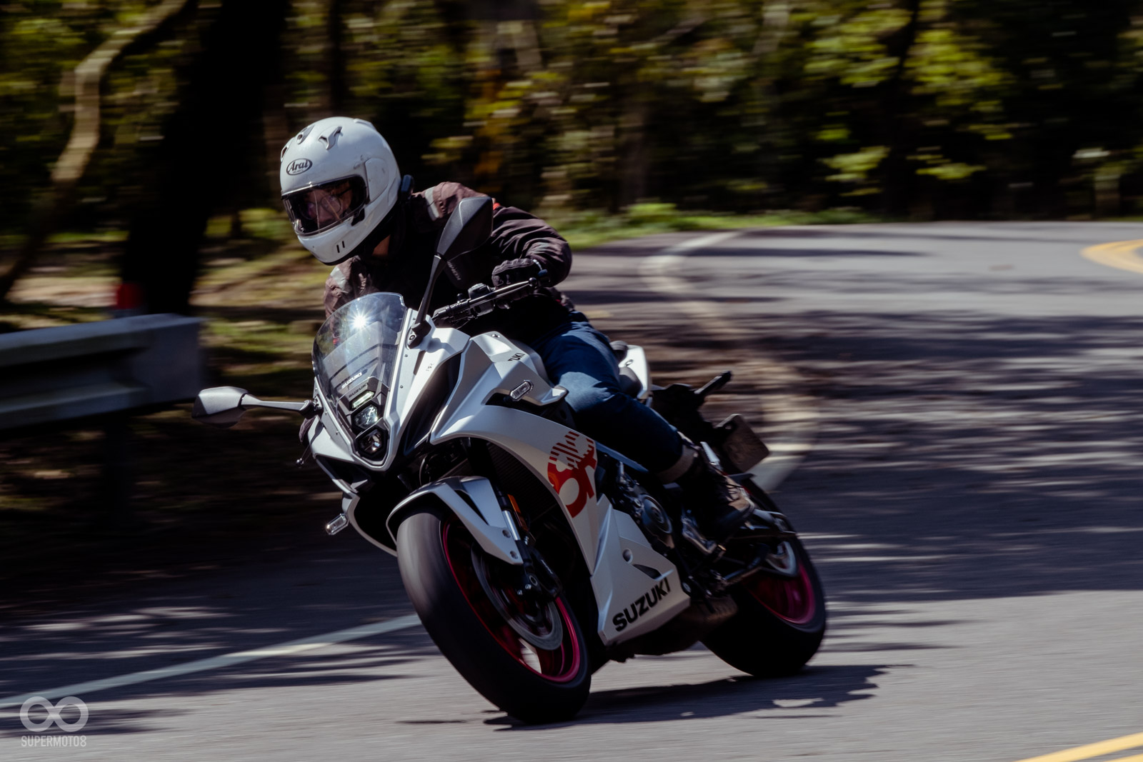 GSX-8R的懸吊回饋感受比起8S更沈穩一些