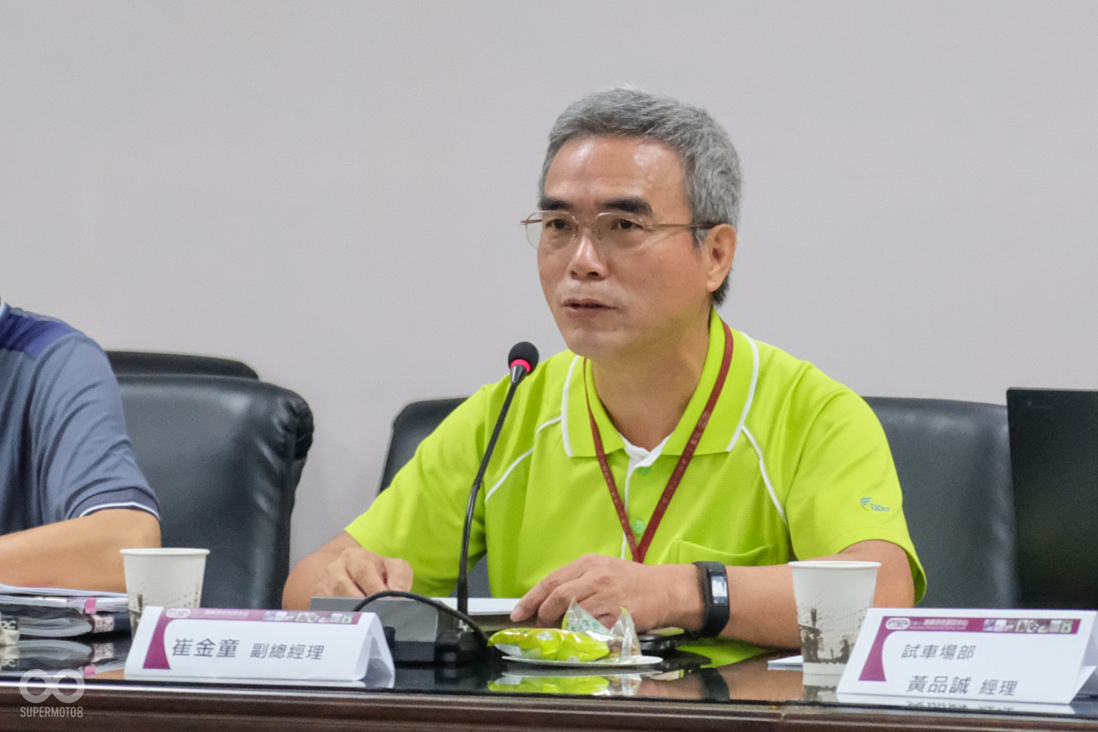 本次的活動,車測中心 崔金童 副總經理全程參與