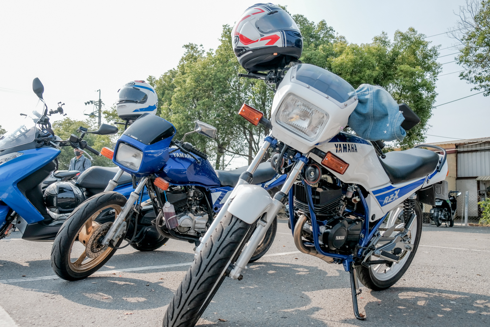 YAMAHA CAFE現場不管新車或老車,都一同共襄盛舉