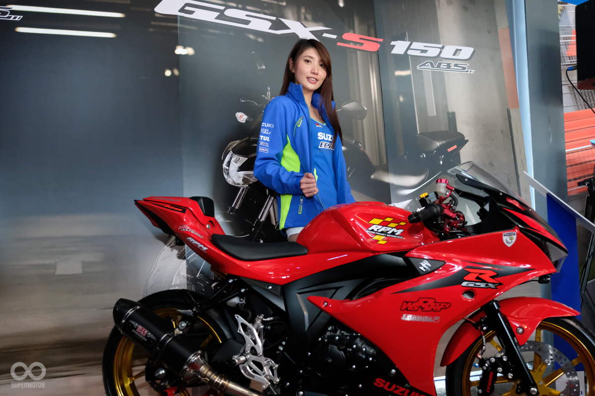 現場展出以GSX-R150為藍本打造的Racing Concept。