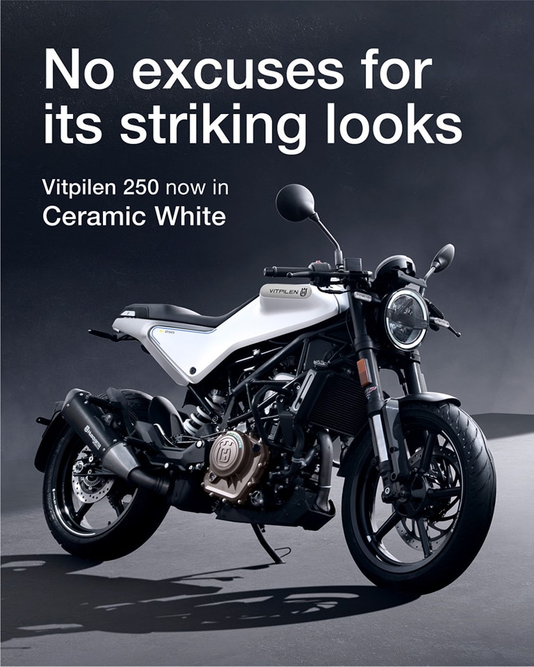 2023 Vitpilen 250 陶瓷白配色