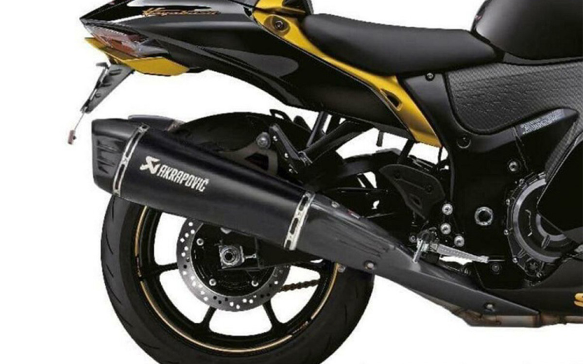 Hayabusa Bol d'Or限量版的重點莫過於專屬的Akrapovic排氣管