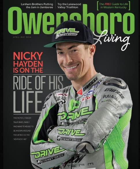 Owensboro官方每個月出版的刊物，曾經有期封面是Nicky。