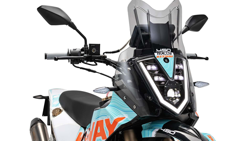 頭燈造型非常前衛,相信可以提供不錯的夜間照明度