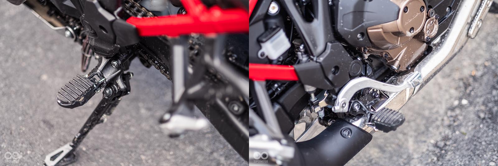 左邊腳踏可選配打檔桿(圖片未安裝)