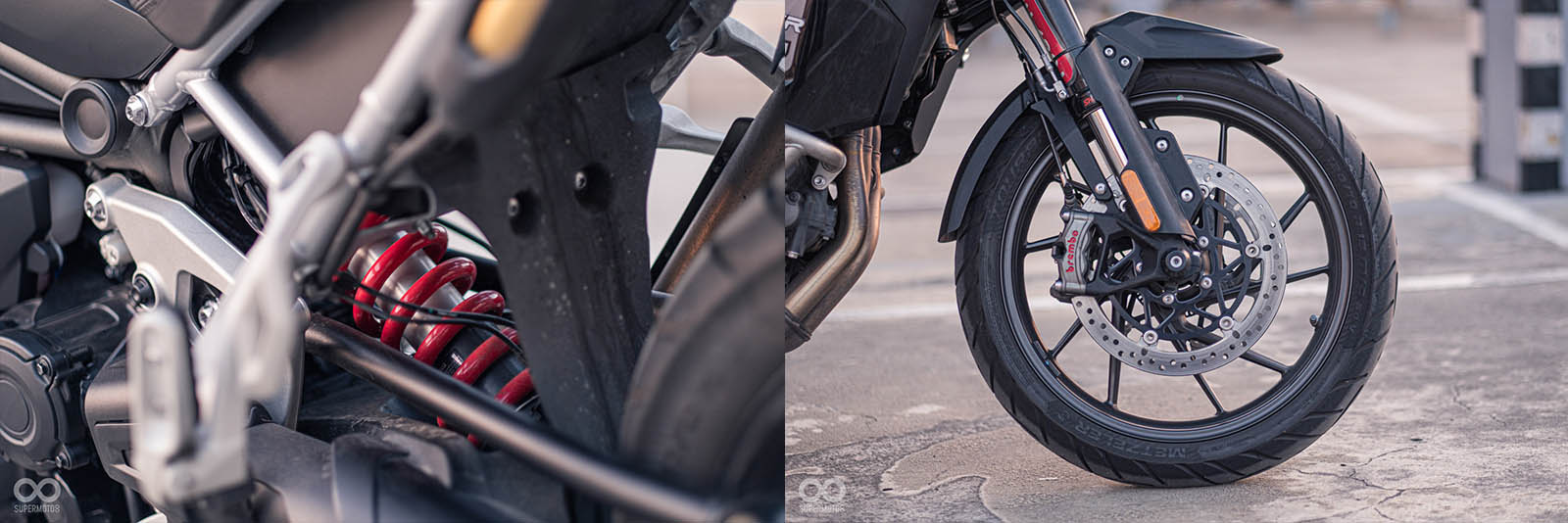 前後避震皆具有電子調整功能