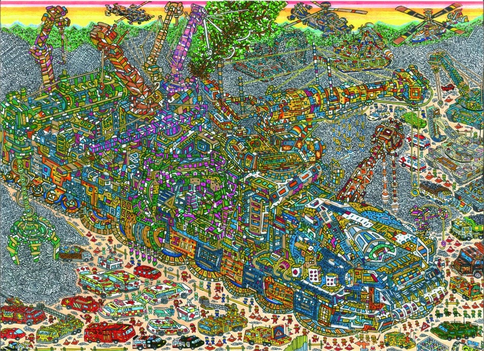 C組(12-15歲)金獎:王元宗同學作品《地震救援車》