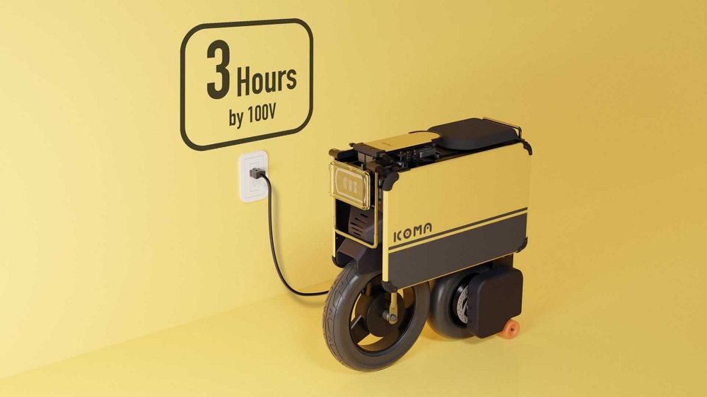 小巧且可以摺疊的車身,讓ICOMA Tatamel獲得了2023 CES創新大獎