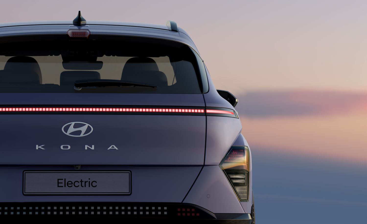 燈具樣式酷似自家Ioniq電車系列