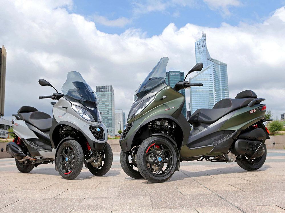 三輪機車在歐洲市場不算少見，Piaggio MP3就是相當知名的產品