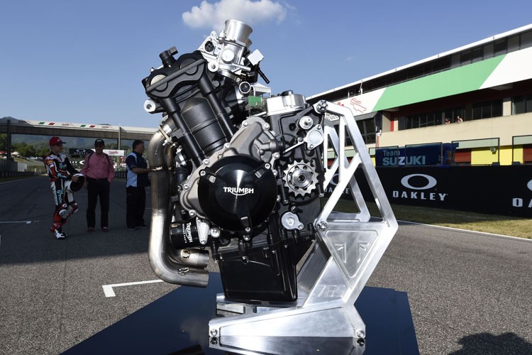 2019年開始TRIUMPH 將成為新的Moto2 引擎供應商,改用765 c.c. 水冷直列三缸引擎,與旗下Street Triple 車款的相同
