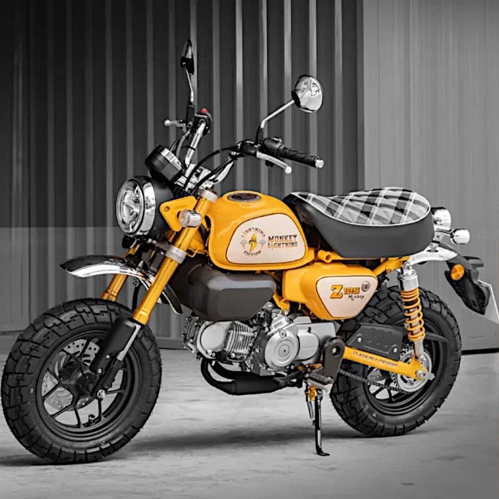 Lightning Edition採用了鮮明的黃色塗裝