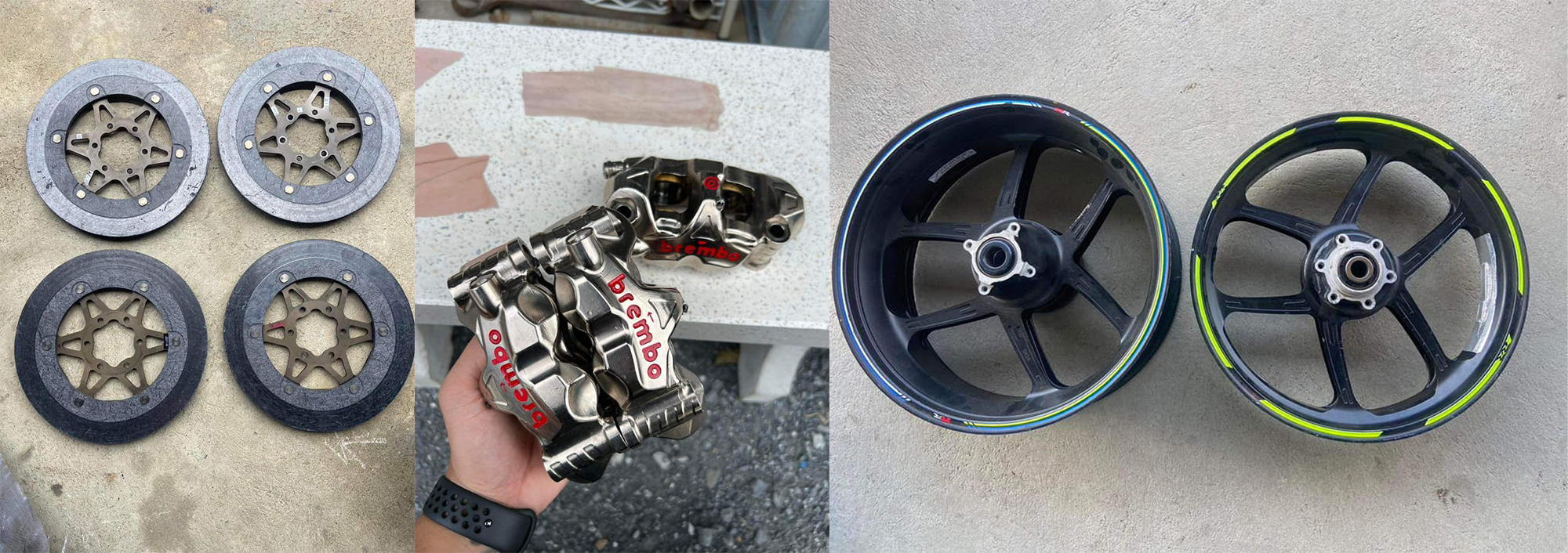 賣家表示還可另外選購輪框、煞車系統等