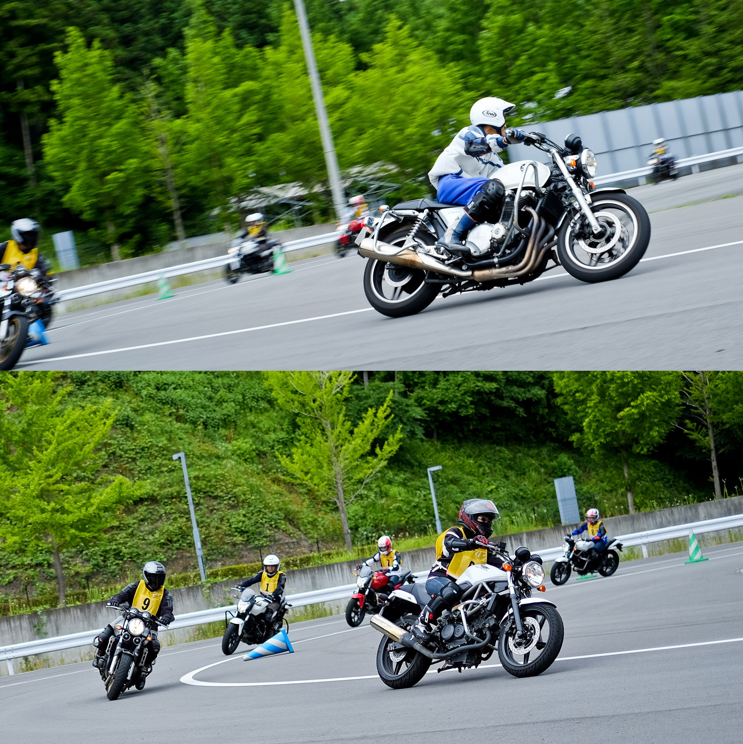 進行試駕的學員統一由教官帶領出發,才不會跑錯路線而發生意外