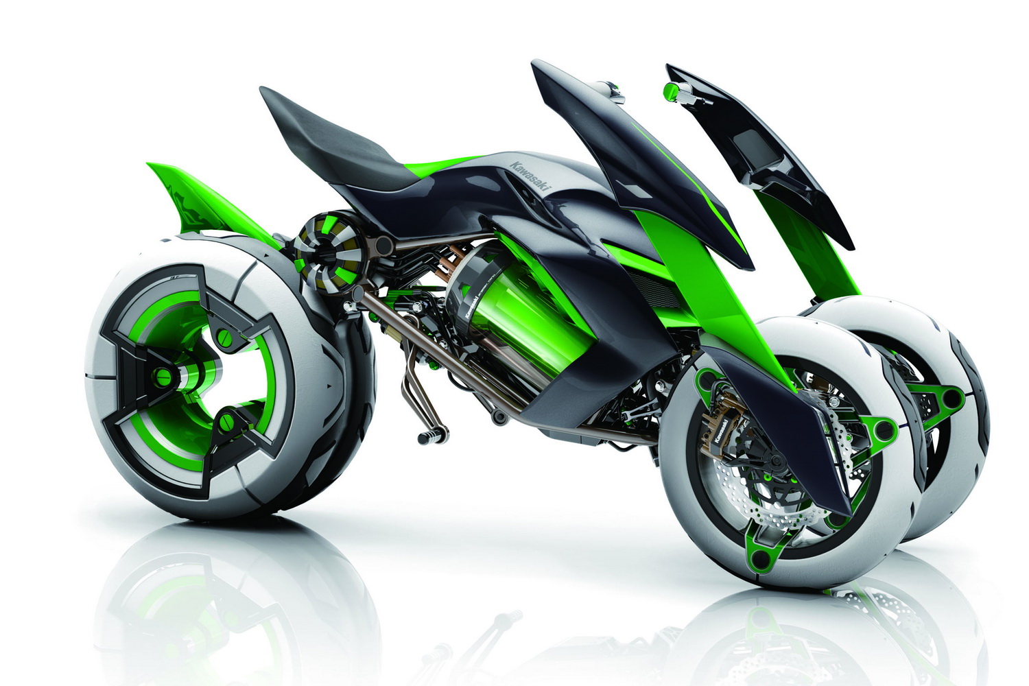 亮相過很多次的KAWASAKI J Concept,也出現在影片開頭