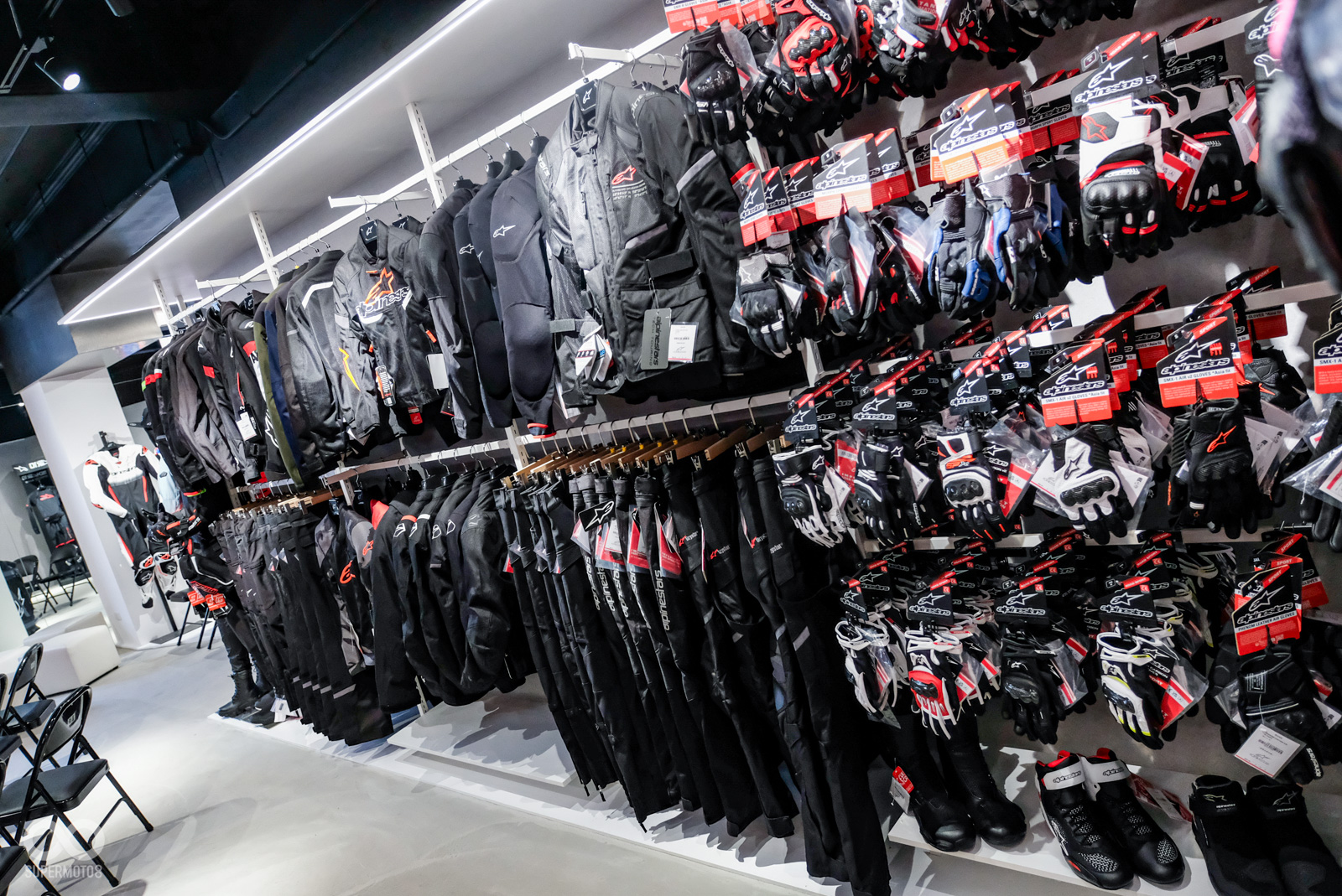 除了SHOEI安全帽有MotoGP車手的彩繪款外，ALPINESTARS也有不少車手彩繪部品！