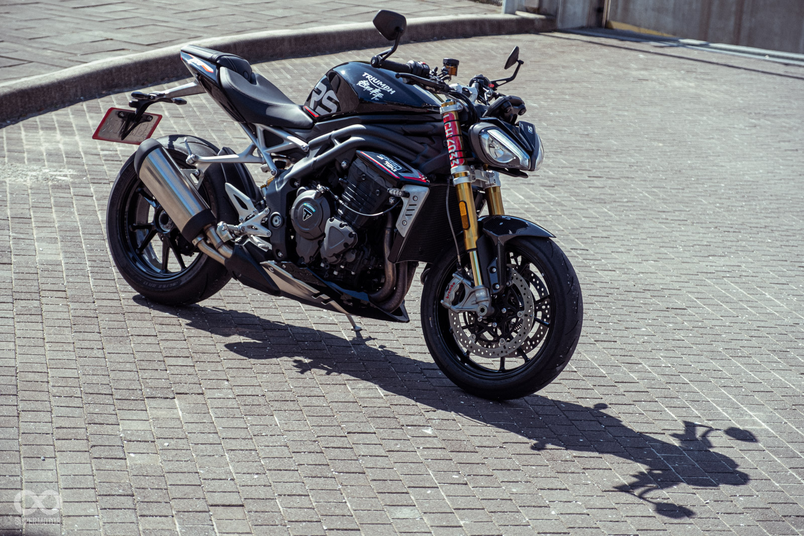 裸露的鋼管車架,讓SPEED TRIPLE 1200 RS看起來更有肌肉感