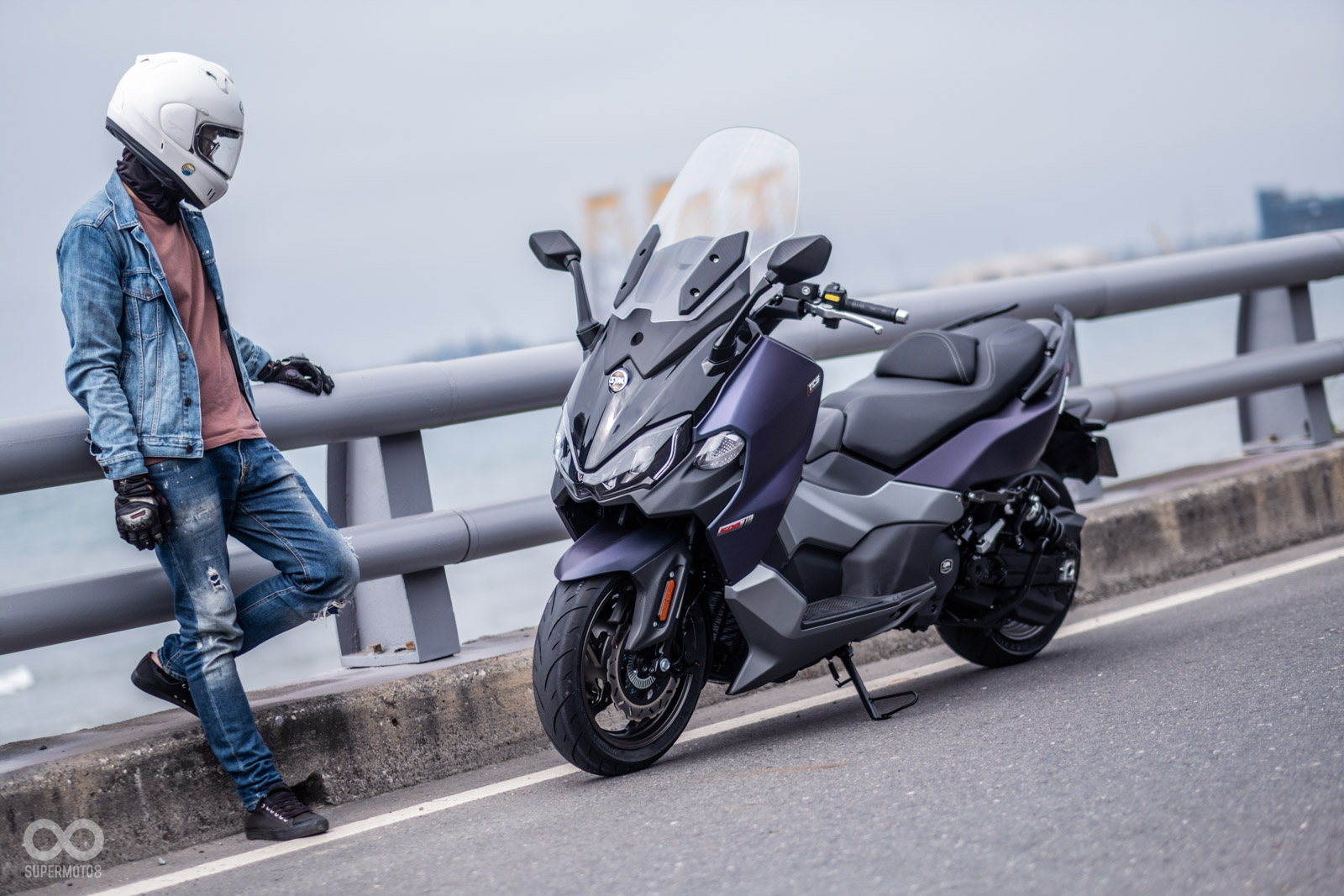 Maxsym TL508在西濱騎乘時也非常輕鬆寫意，非常適合作為長途旅遊車款