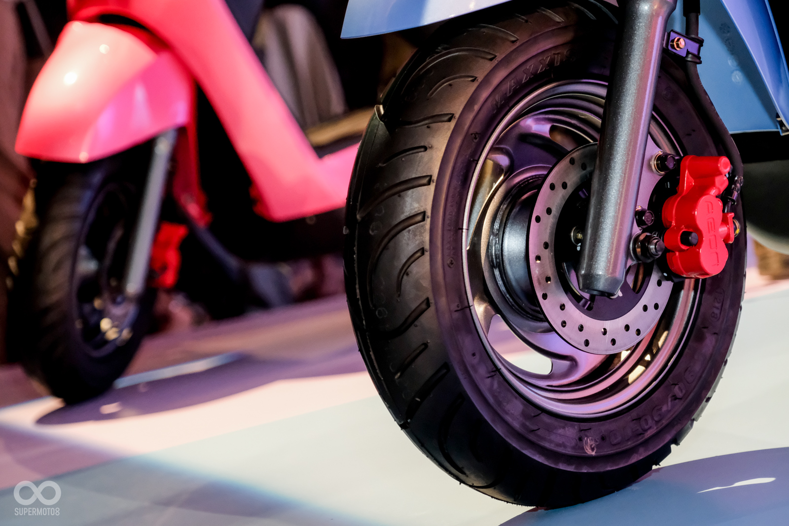 Dory前輪制動方面用上了單二卡鉗的碟煞