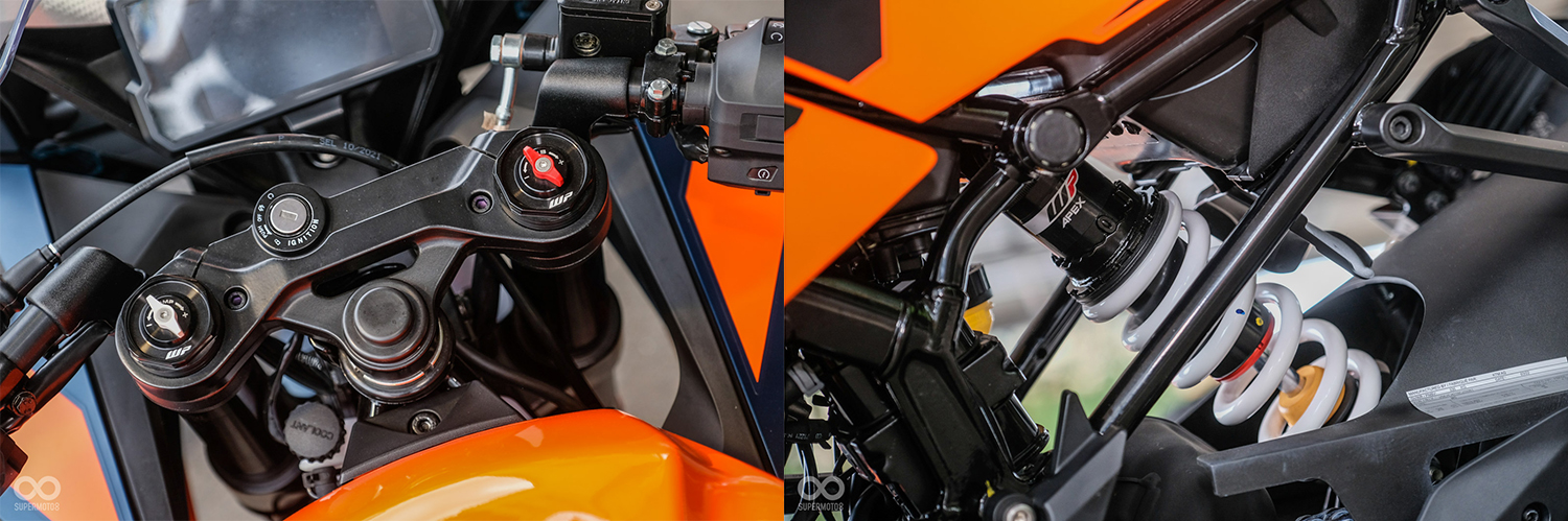 RC390本次改款升級的前後可調式懸吊，真的加分不少！