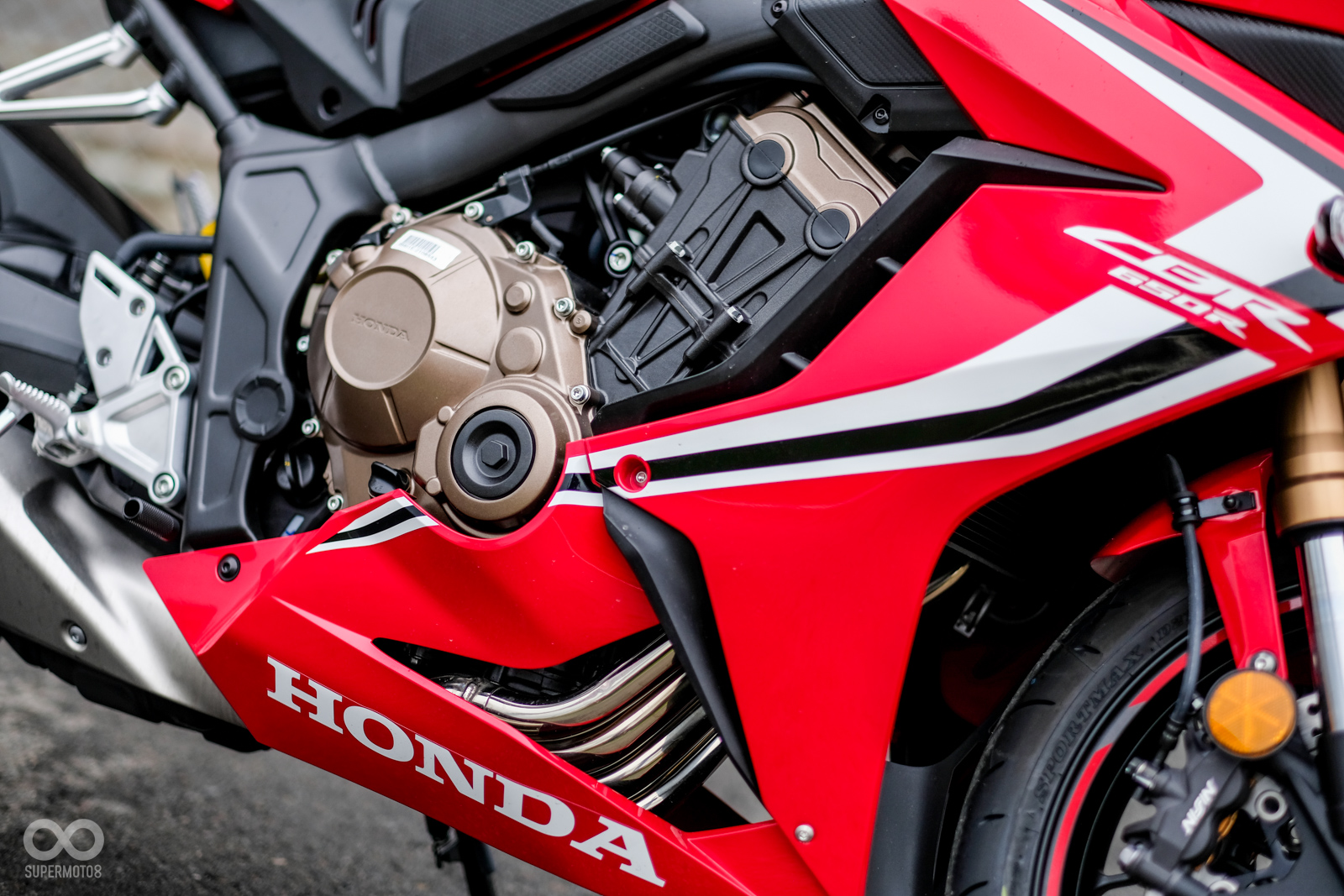 透過車架的重新設計，CBR650R不只瘦身有成，馬力輸出更是優化不少