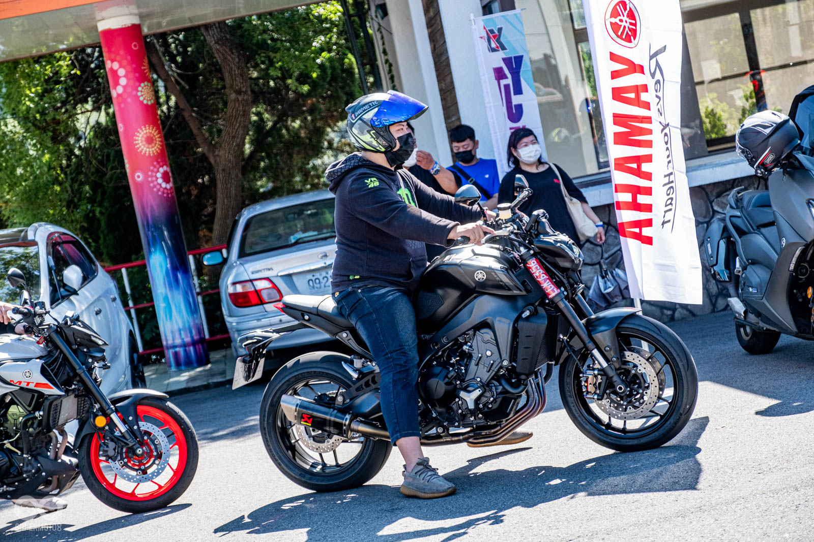 本次活動主邀YAMAHA新朋友加入，現場更看到不少最新款的車型現身