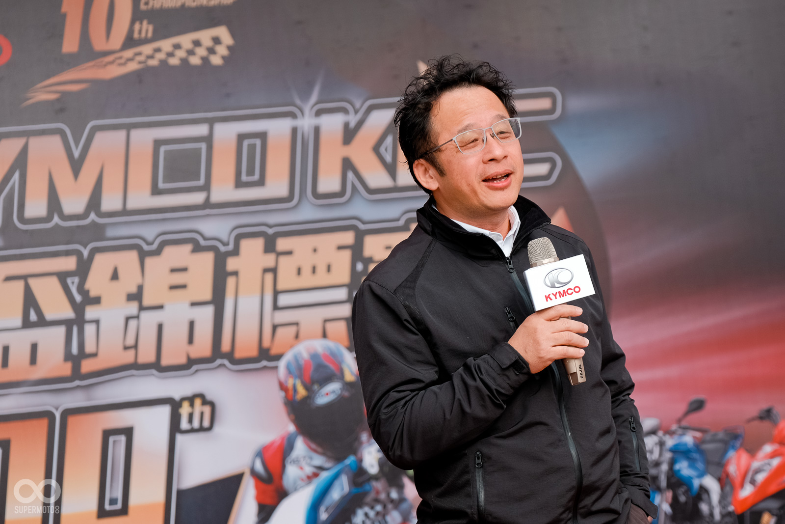 KYMCO吳協理上台開場致詞