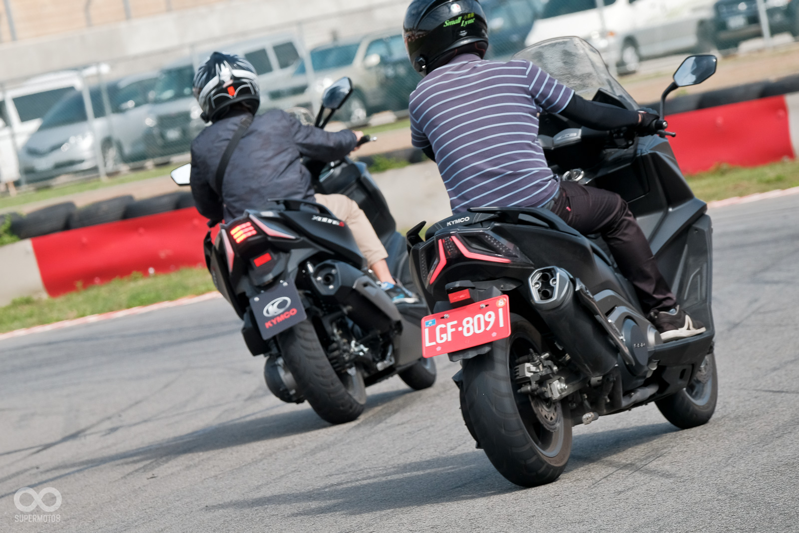 儘管不是下場比賽,但是免費入場還能騎新車下賽道體驗,只能說是太超值了啊