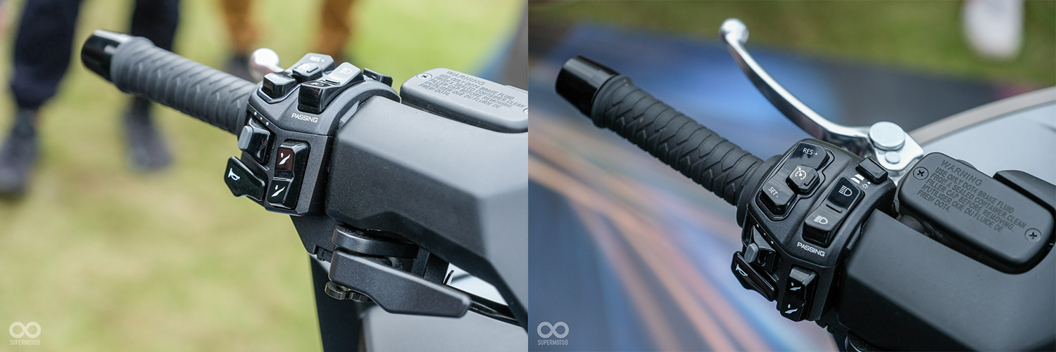 左右手開關新增不少電子配備和功能按鍵