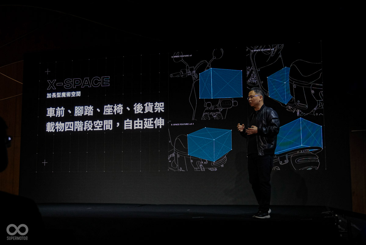 Gogoro CrossOver的X-Frame車架經過強化,最重能承受200公斤