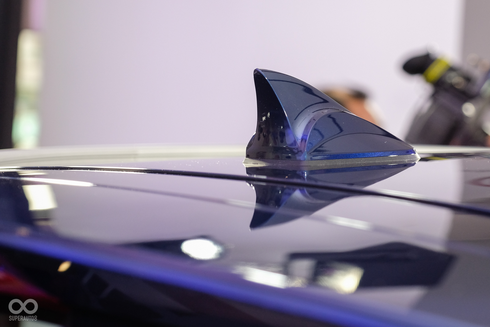 鯊魚鰭天線讓車尾線條更加簡潔