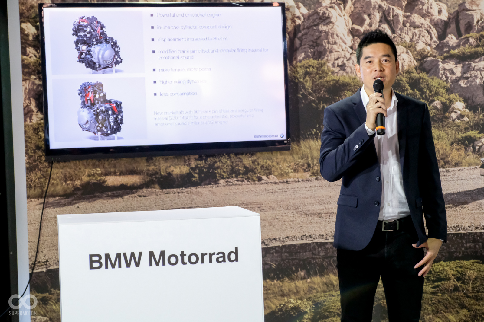 汎德BMW Motorrad 陳文冠經理介紹新上市的F 750/850 GS