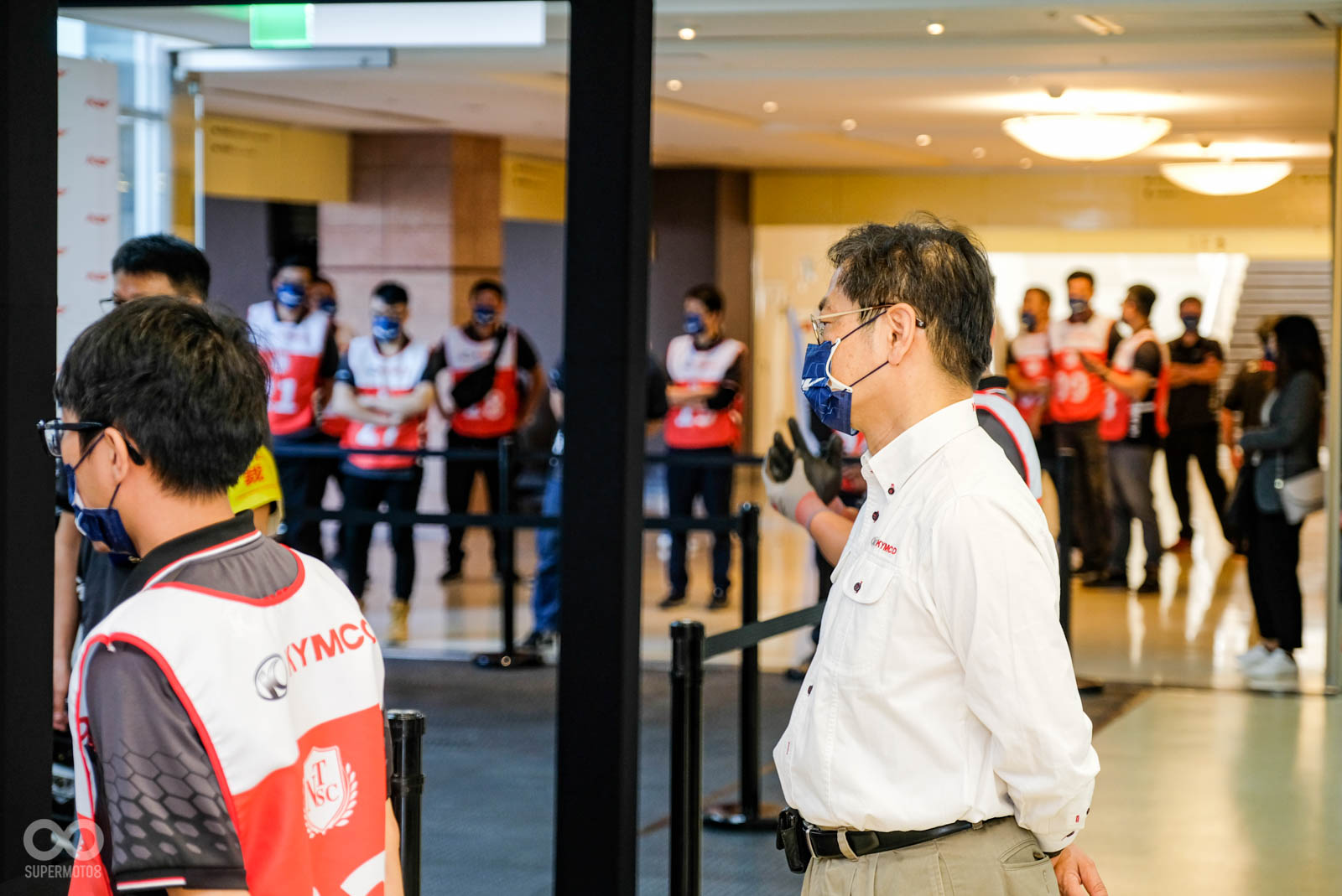 KYMCO執行長柯俊斌也親臨現場視察