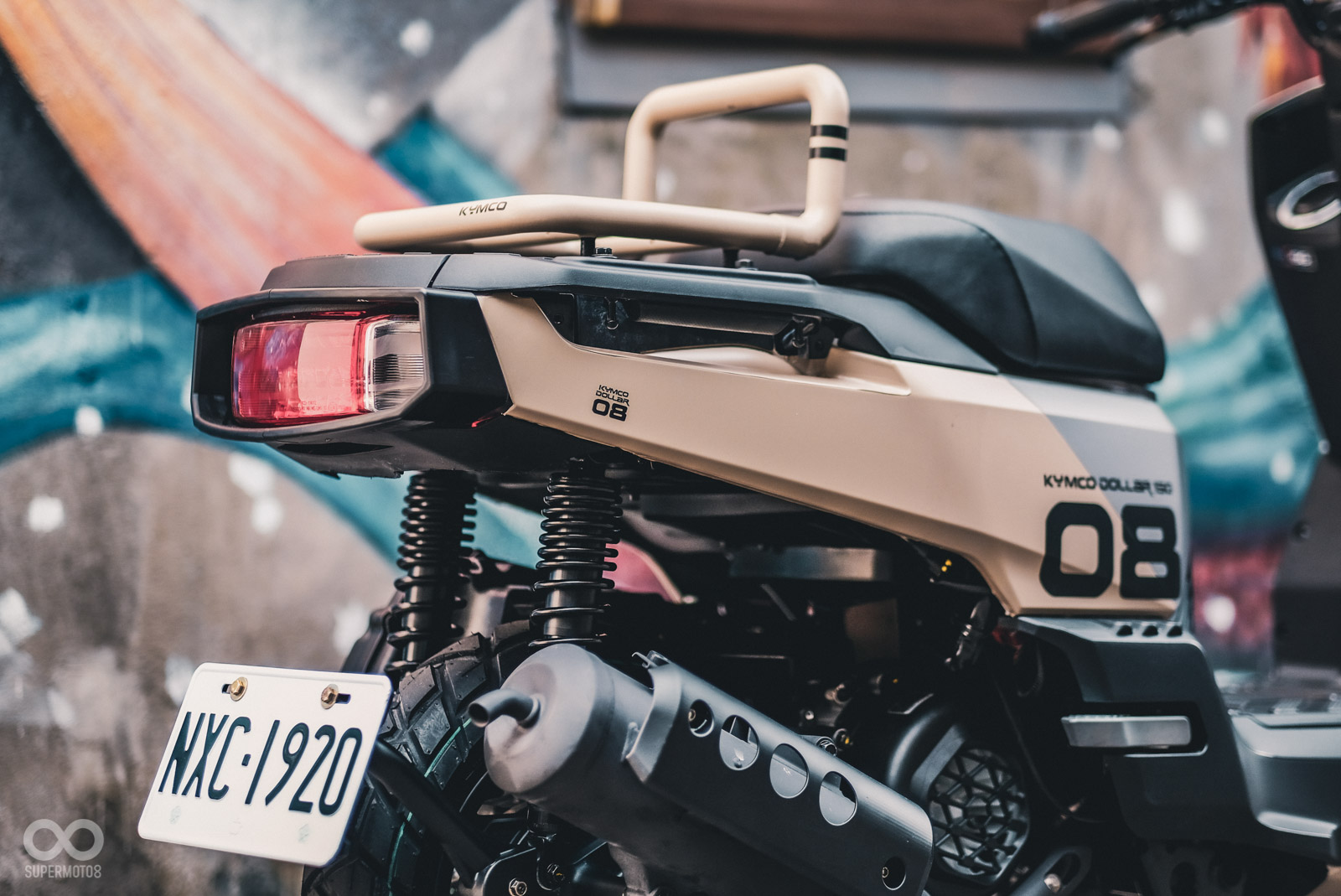 自製後貨架、排氣管防燙蓋