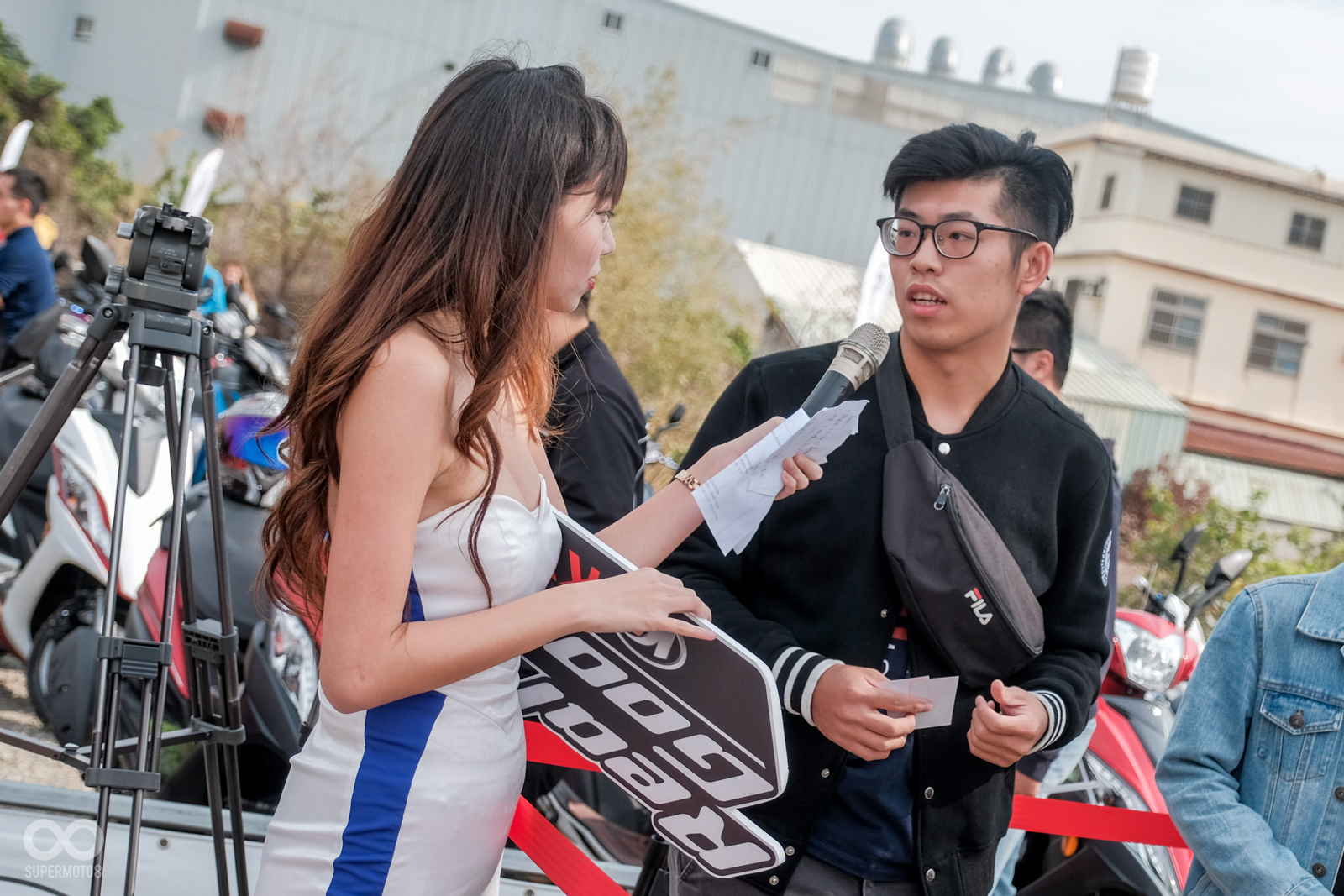 這位車友榮獲當日最MAN獎，為了這次的活動甚至提前幾日從屏東衝上台中，真的是太MAN了！