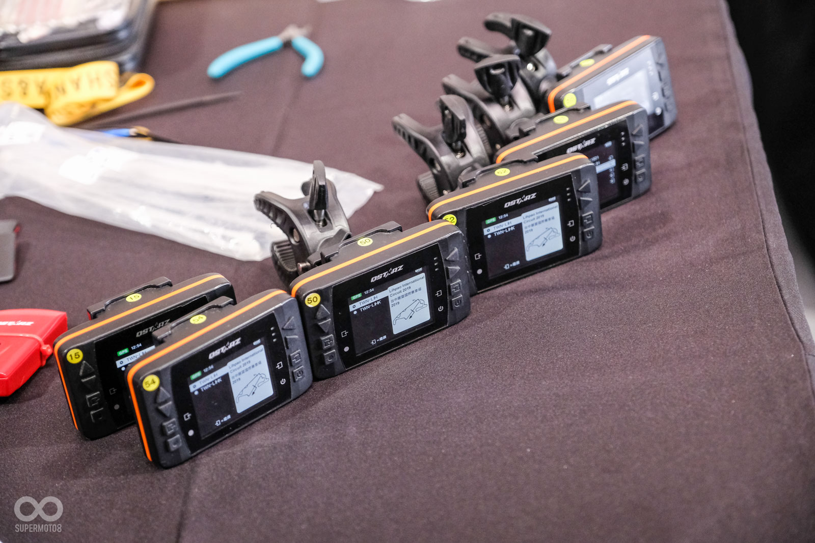 Qstarz可確認單圈成績以及騎乘狀況