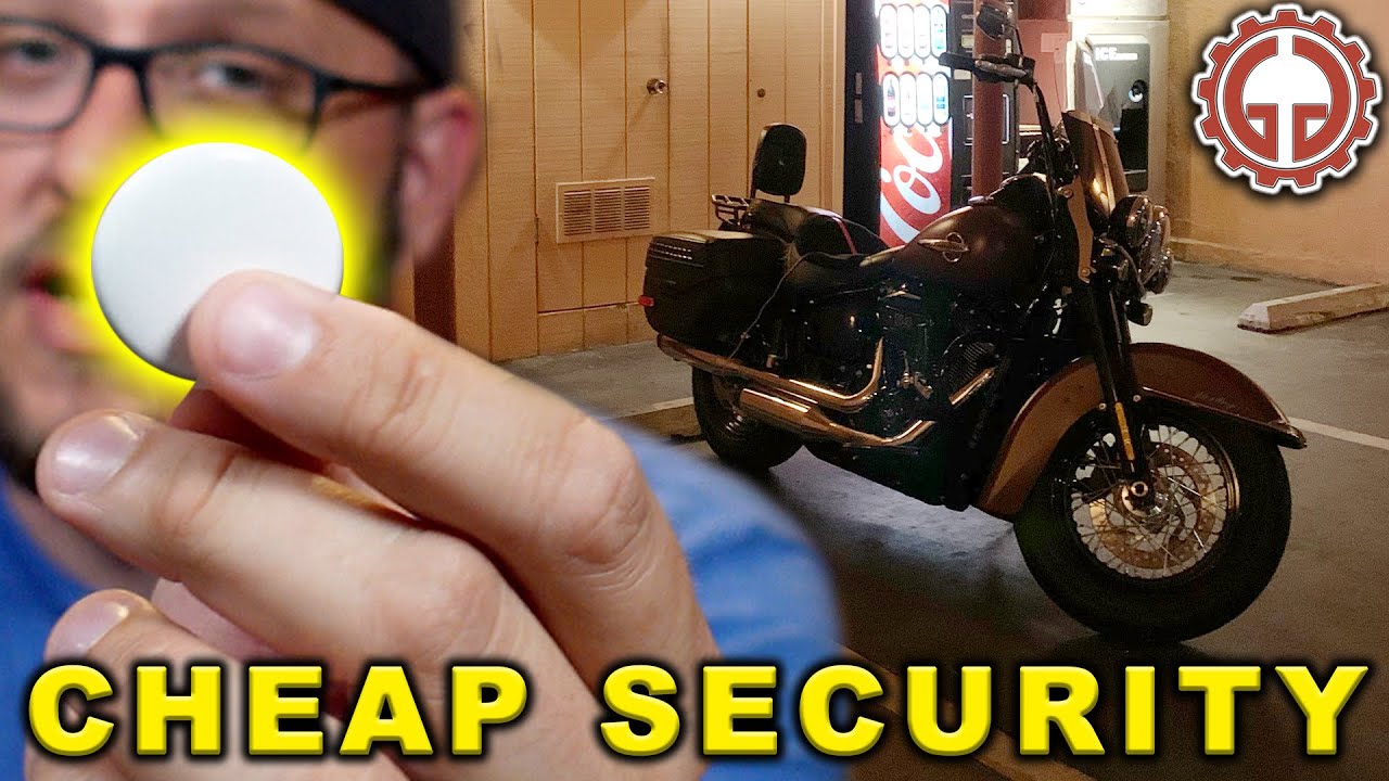 國外不少Youtuber示範將AirTag安裝在機車上當作防盜器