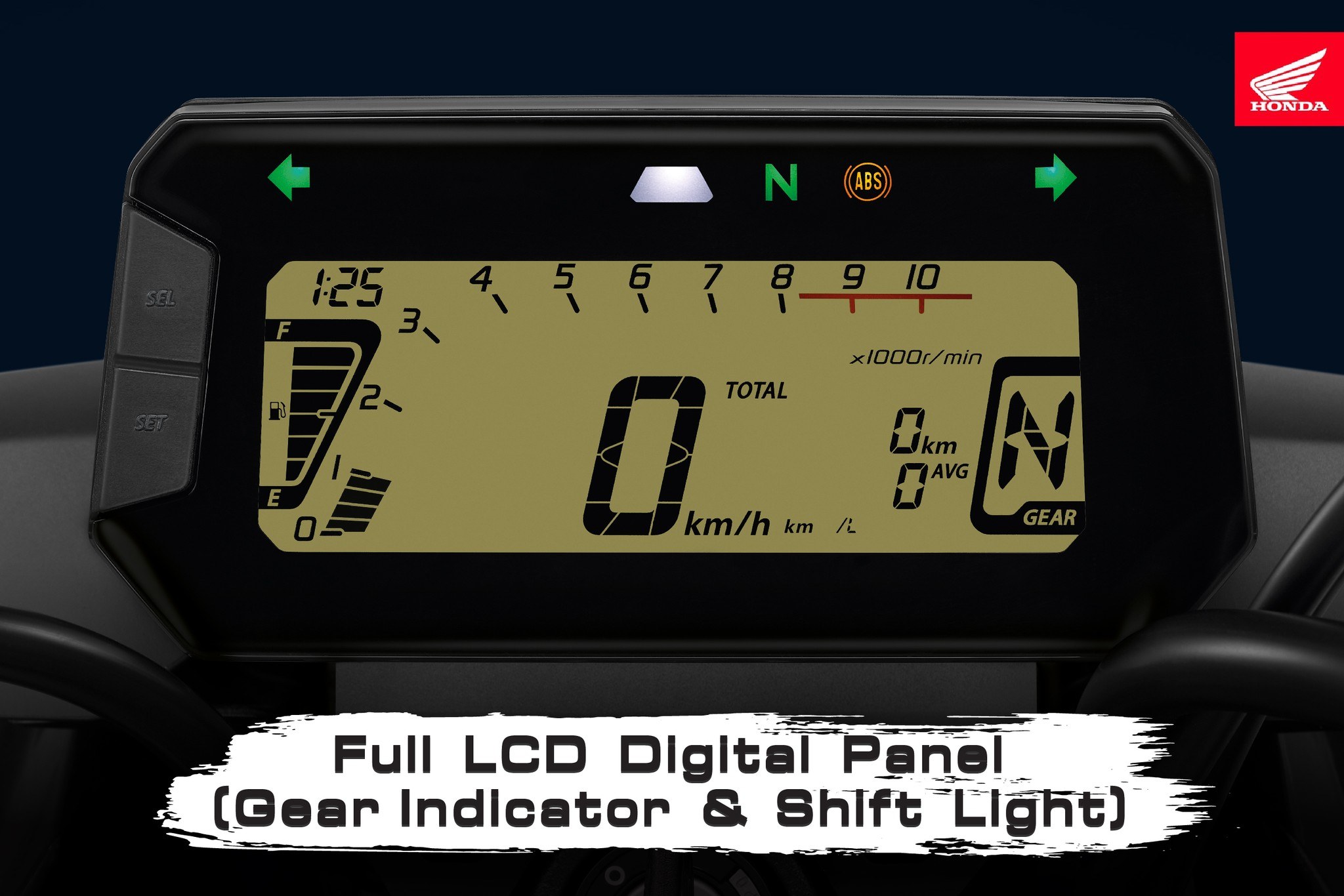 2024 Honda MSX125同樣搭載LCD儀錶
