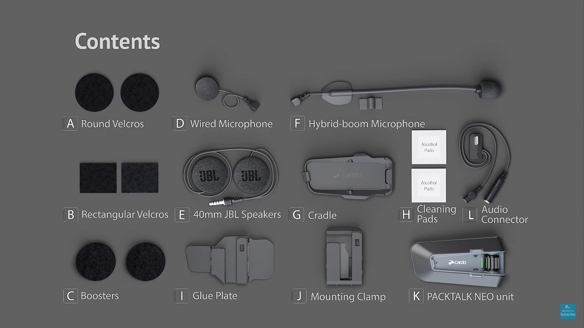 Packtalk Neo與EDGE還是能從配件中找到些許不同