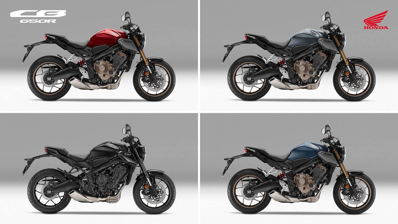 2023年式CB650R的四款車色