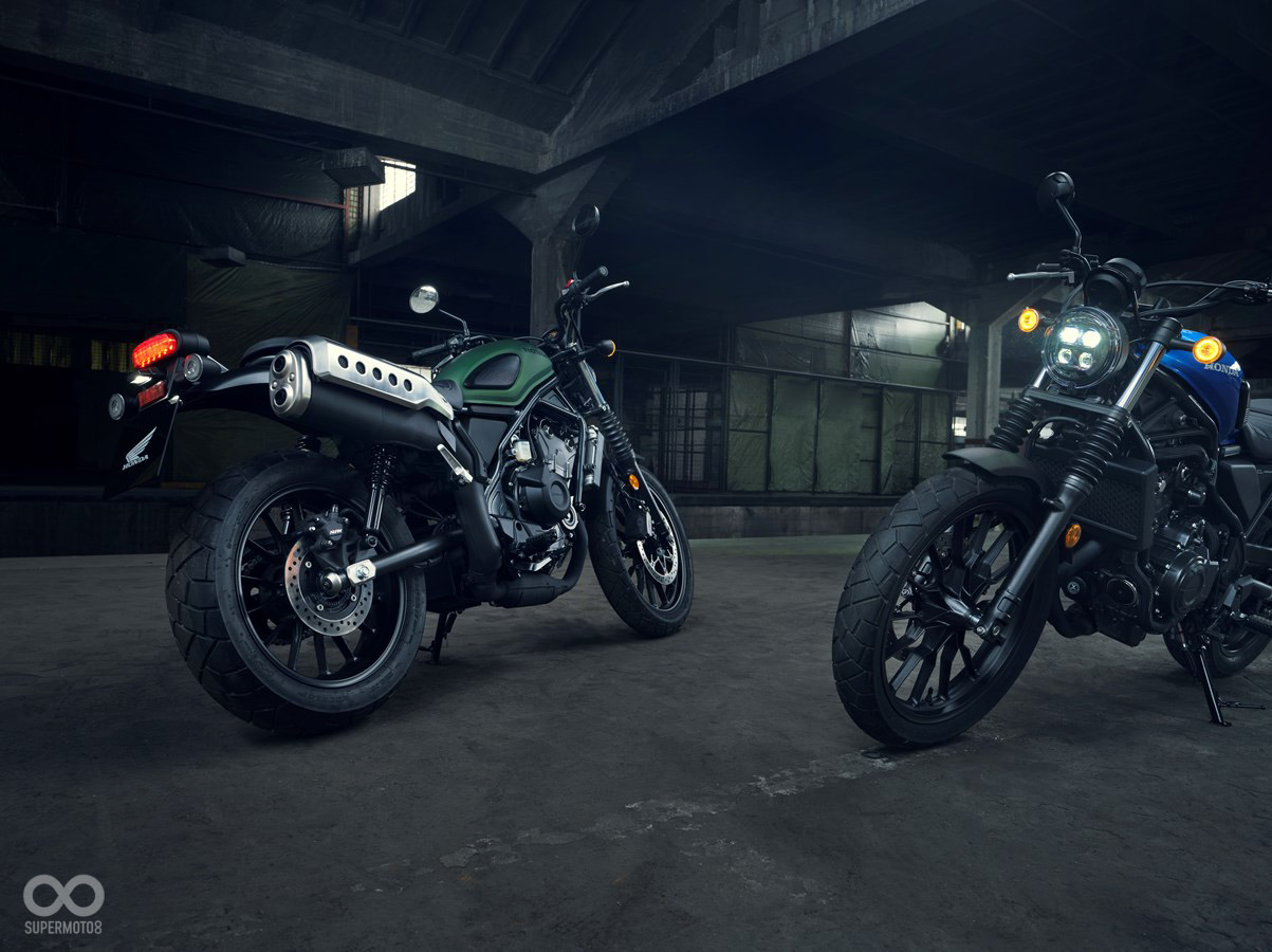 HONDA CL500搭載復古味十足的正立式前叉,相信有不少喜愛老味的車友就是堅持要那經典的防塵套