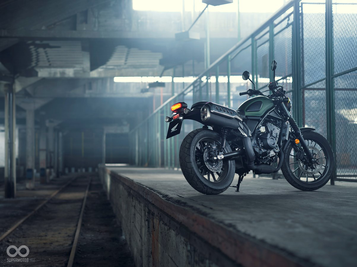 尾燈直接沿用Rebel 500設定,但車尾位置上拉不少,座高來到790mm