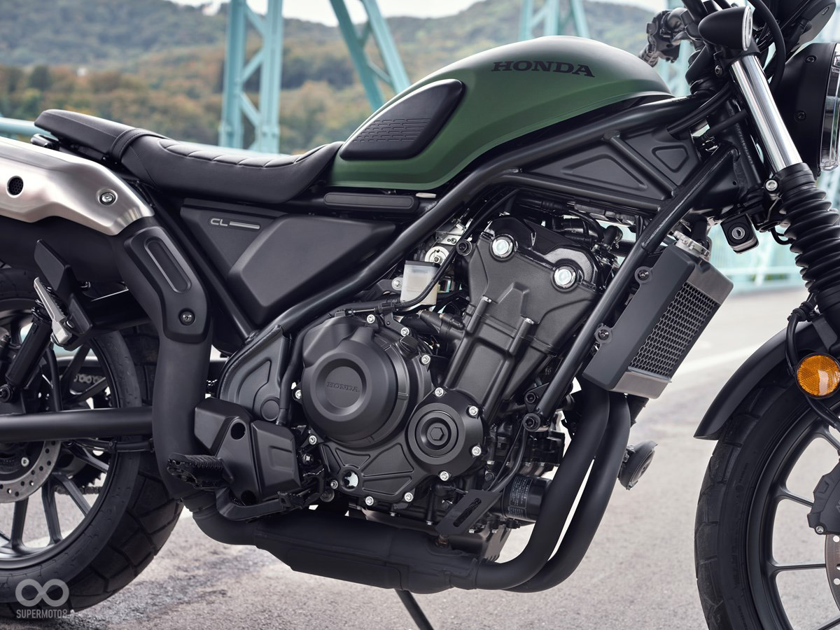 採用共構設計的HONDA CL500引擎與自家Rebel 500相同
