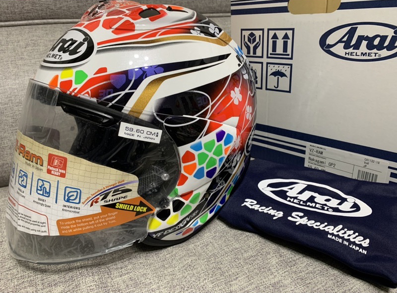Arai VZ-RAM無論安全或舒適性都是同級產品中的佼佼者